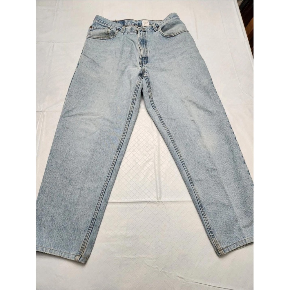 Vintage Levis 560 Jeans Mens 33x30 Fits 32x28 Blue Loose Fit Tapered USA 90s Y2K